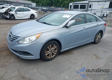 2014 Hyundai Sonata Gls from USA, damaged, VIN 5NPEB4AC6EH886920